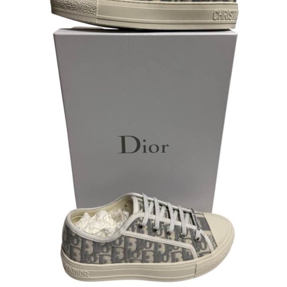 Christian Dior WalkNDior Monogram Sneakers Sz 38
